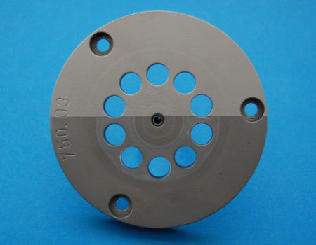 PVD tool with holes half side laser cleaning