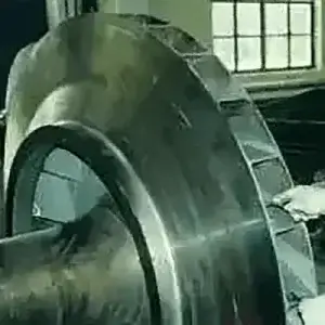 Repair of blade wear of powder exhaust fan