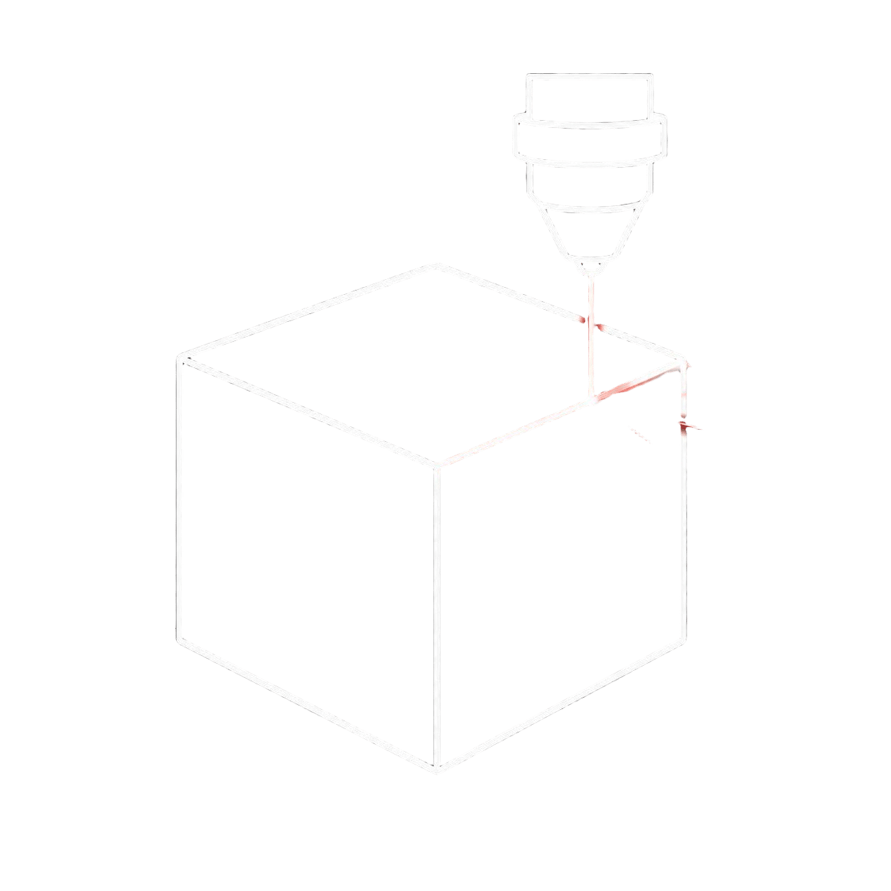 3D Cutting Icon