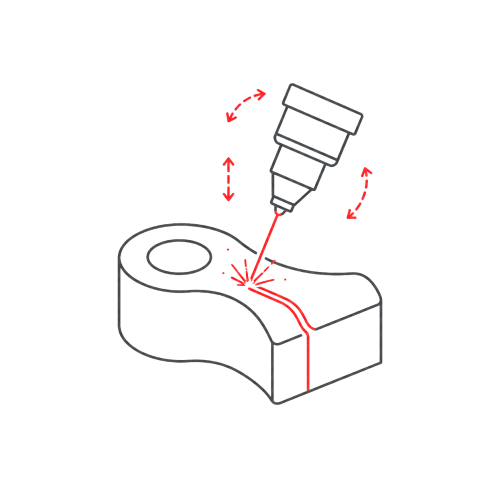 Flexible Multi-Angle Cutting Icon