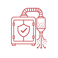 Safety & Dust Extraction Icon