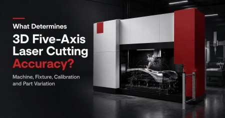 3D five-axis laser cutting accuracy for a hot-formed automotive part